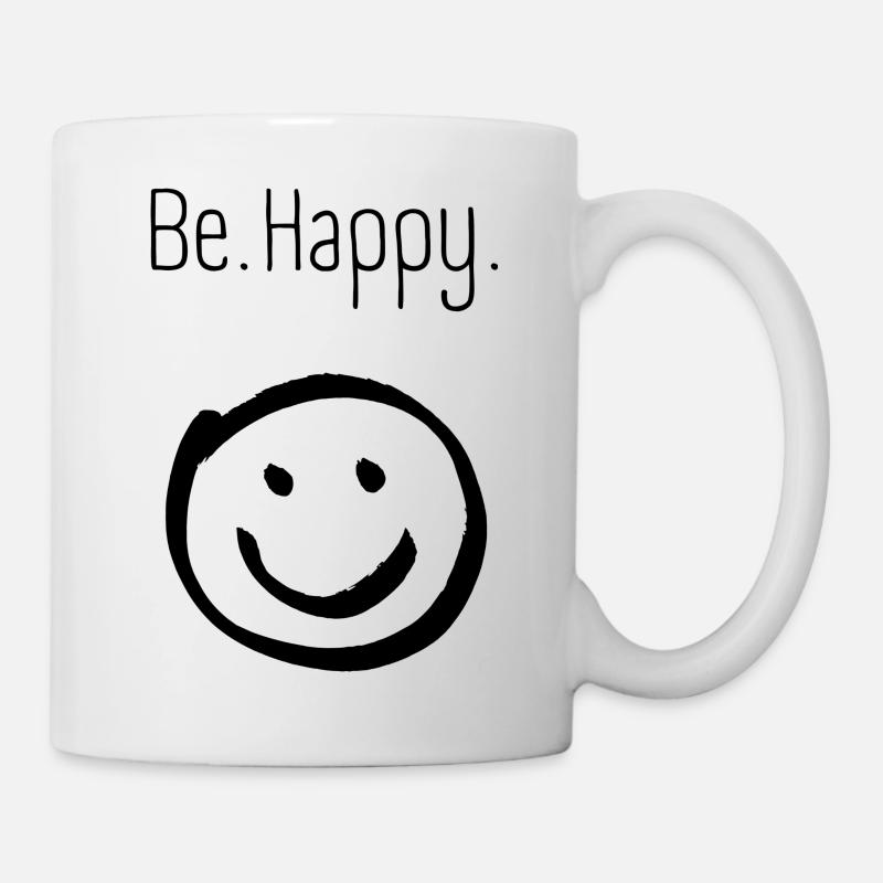 Be happy - Mug - white