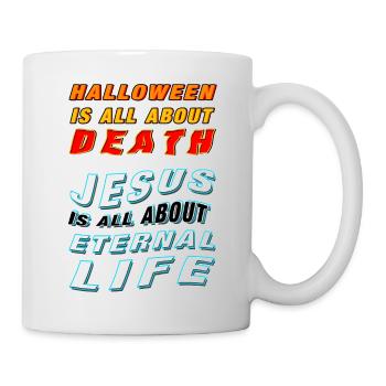 Jesus is about Life - Mug - white - Right