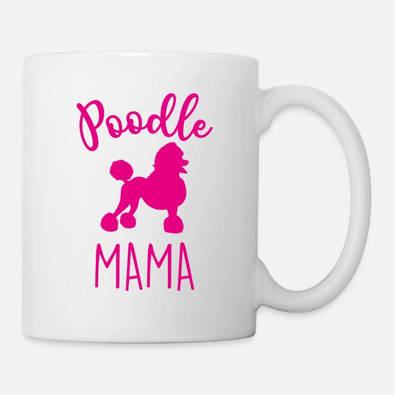 PUDEL MAMA - Tasse - Weiß