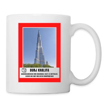Burj Khalifa - Tasse - Weiß - Rechts