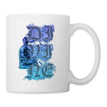 Divine Buddha Sacred Geometry Abstract - Tasse - Weiß - Rechts