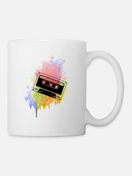 Farbkleks splash of color Holi - Tasse - Weiß