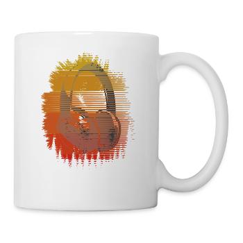 Headphones in the Sunset Auriculares Headset HUP!! - Mug - white - Right