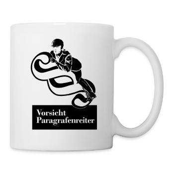 Paragrafenreiter - Tasse - Weiß - Rechts