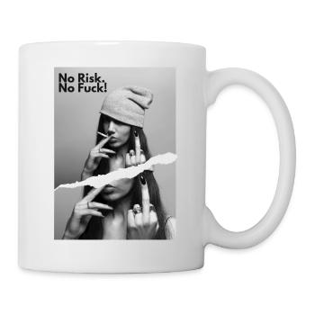 NRNF Statement Middlefinger Provocative - Mug - white - Right