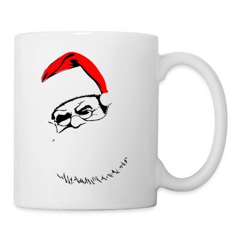 Christmas Hat Santa Claus Christmas Vector - Mug - white - Right
