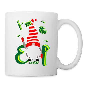 Frecher Wichtel Elf - Tasse - Weiß - Rechts