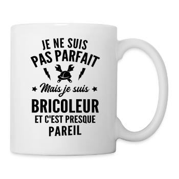 pas parfait mais bricoleur / humour bricoleur - Mug blanc - blanc - Droite