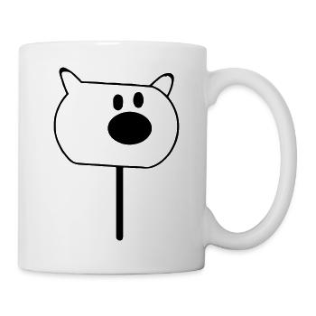 Eis am Stiel Schweinegesicht - Tasse - Weiß - Rechts