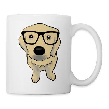 Schlauer Welpe - Tasse - Weiß - Rechts