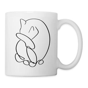 Cat - Mug - white - Right