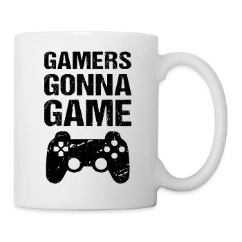 Gamers going to Game Gaming Quote Gamer - Mug - white - Right