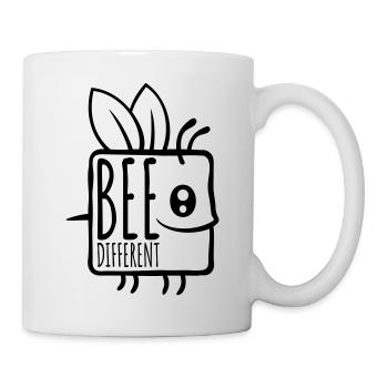 bee different saying quote - Mug - white - Right
