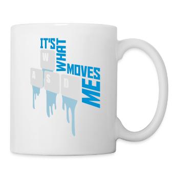 its what moves me - Tasse - Weiß - Rechts