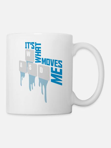 its what moves me - Tasse - Weiß