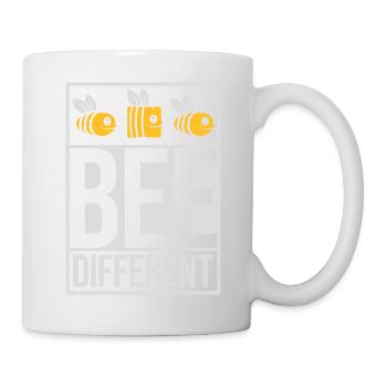 bee different saying quote - Mug - white - Right