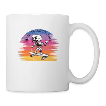 Never to old to Skate - Mug - white - Right