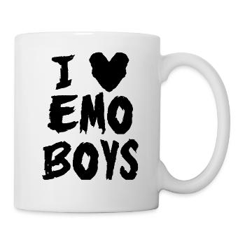 I love emo boys - Mug - white - Right