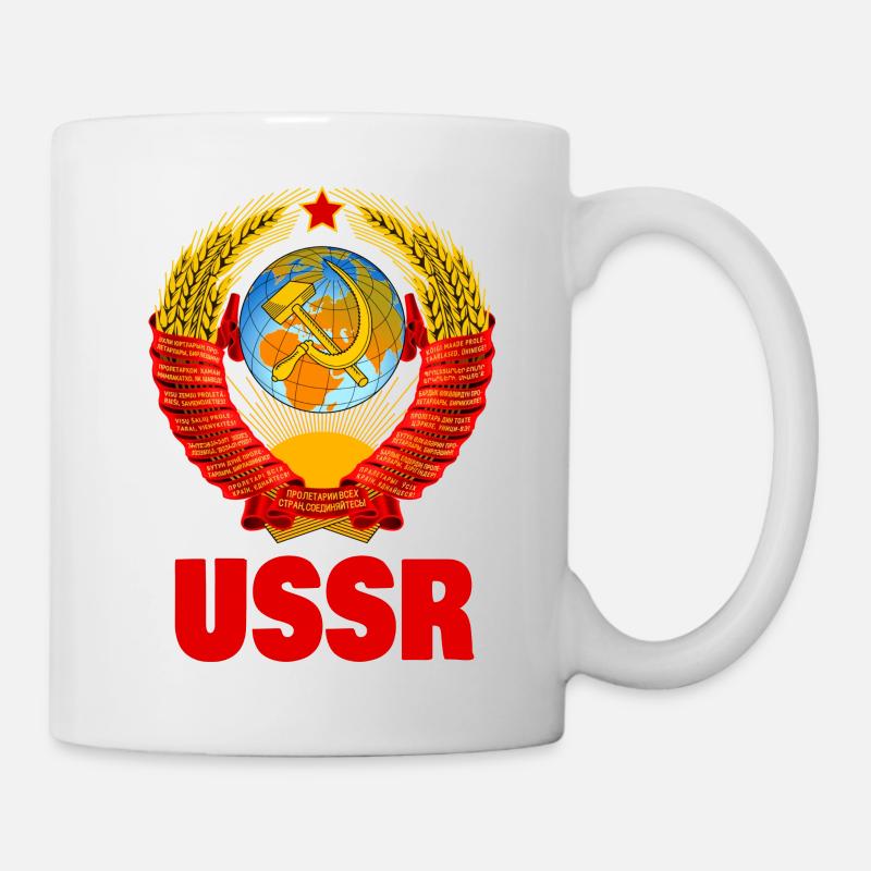 Union soviétique des républiques socialistes soviétiques Russie - Mug blanc - blanc