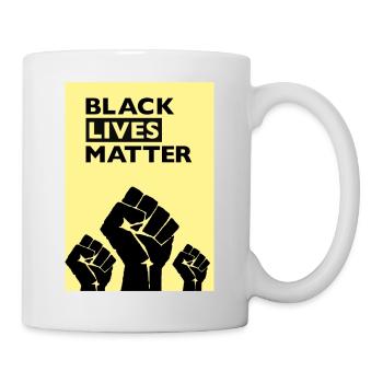 Black Lives Matter Yellow - Mug - white - Right