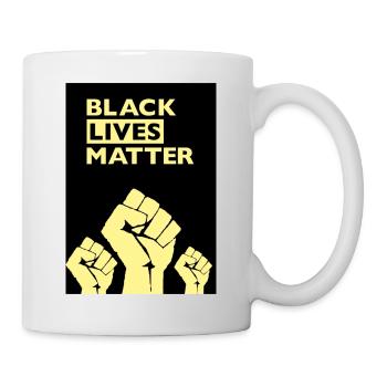 Black Lives Matter Yellow - Mug - white - Right