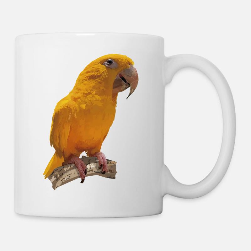 Le perroquet d’or - Mug blanc - blanc