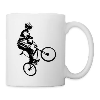 BMX Rennen Rennen ATV Motocross - Tasse - Weiß - Rechts