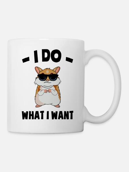 Hamster - Tasse - Weiß