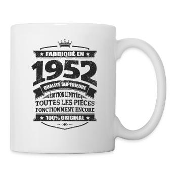 FABRIQUÉ EN 1952 - Mug blanc - blanc - Droite