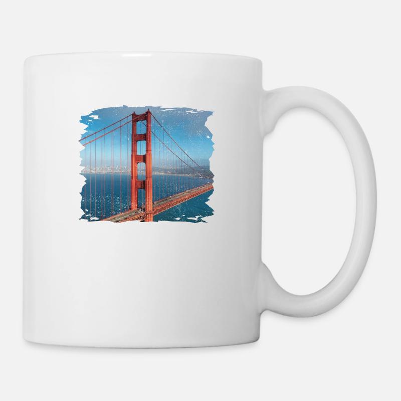 San Francisco Geschenk - Tasse - Weiß