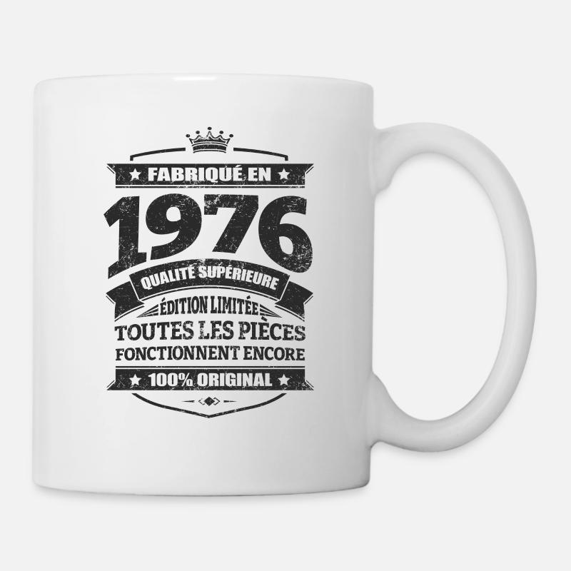 FABRIQUÉ EN 1976 - Mug blanc - blanc