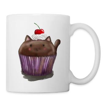 Cupcat - Tasse - Weiß - Rechts