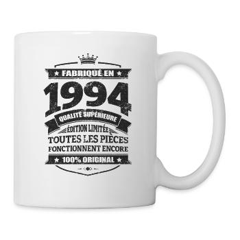 FABRIQUÉ EN 1994 - Mug blanc - blanc - Droite