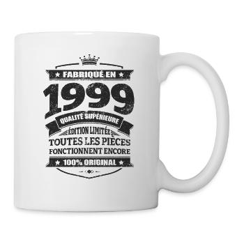 FABRIQUÉ EN 1999 - Mug blanc - blanc - Droite