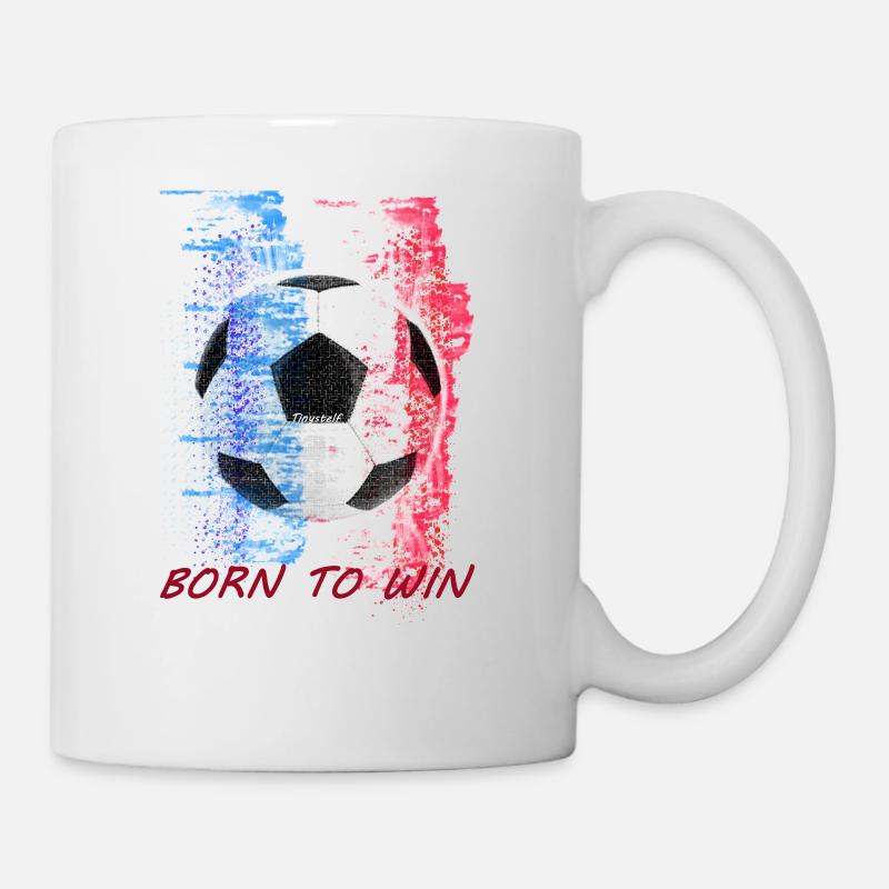 Fußball - Tasse - Weiß