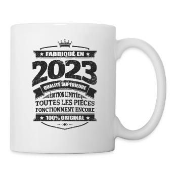 FABRIQUÉ EN 2023 - Mug blanc - blanc - Droite