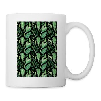 Dunkler Urwald - Tasse - Weiß - Rechts