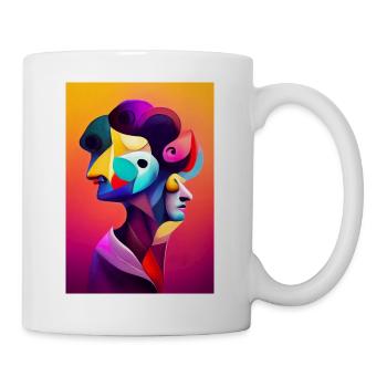 Carnaval vénitien - Mug blanc - blanc - Droite