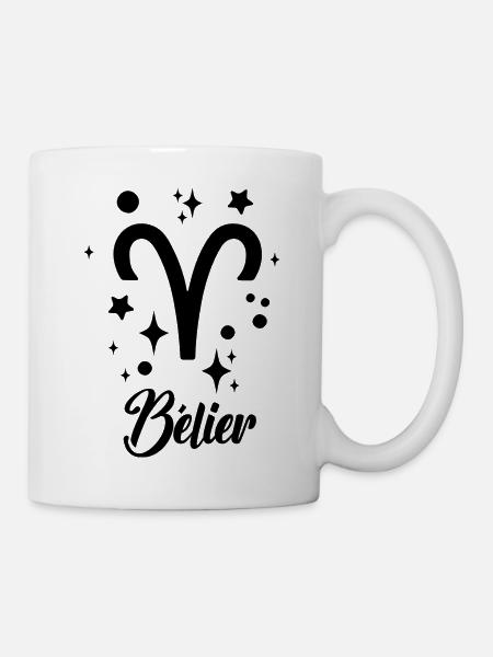 bélier - Mug blanc - blanc