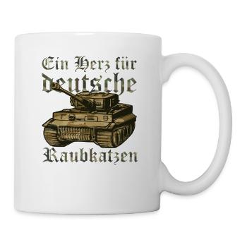 Panzer Infanterie Spruch Geschenk - Tasse - Weiß - Rechts
