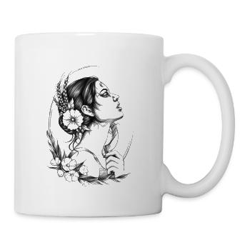 Fille slave - Mug blanc - blanc - Droite