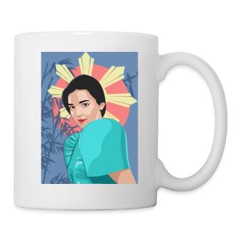 Philippinen Filipina Stolz Flagge Pinay I Geschenk - Tasse - Weiß - Rechts