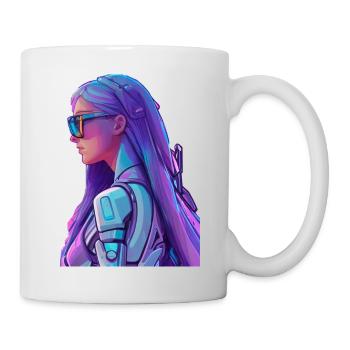 Space Fighter - Tasse - Weiß - Rechts