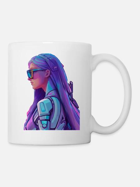 Space Fighter - Tasse - Weiß