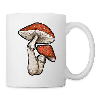 Toadstools Illustration - Mug - white - Right