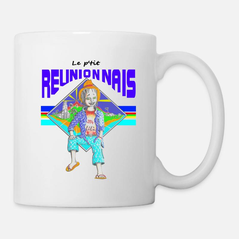 Le ptit Réunionnais - Mug blanc - blanc