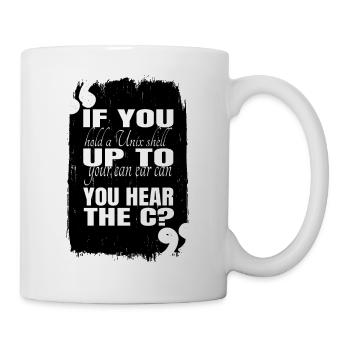 college student gift computer funny quote - Tasse - Weiß - Rechts