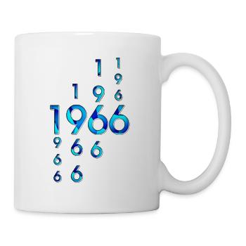 1966 année - Mug blanc - blanc - Droite