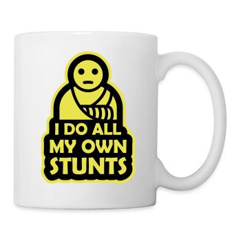 Toutes mes propres cascades - Mug blanc - blanc - Droite