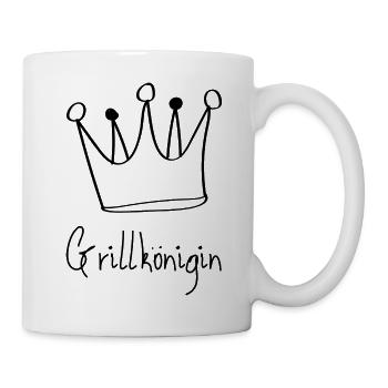 Grillkönigin - Tasse - Weiß - Rechts